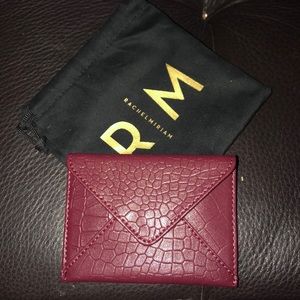 NEW! NEVER USED! Rachel Miriam Leather Card Holder